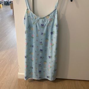 OMIGHTY blue floral print dress